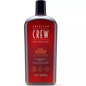 Ежедневный очищающий шампунь для мужчин, 33,8 унции, American Crew