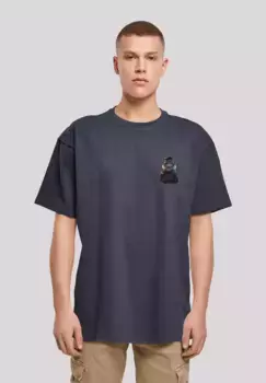 F4NT4STIC Футболка "Wizard Cat OVERSIZE TEE", принт, цвет морской волны