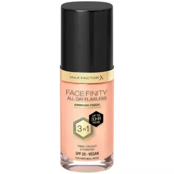 Facefinity безупречный веганский тональный крем 3 в 1 на весь день Max Factor, 30 мл., цвет c50 - natural rose