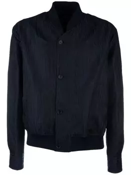 Фактурная куртка-бомбер Paul Smith, синий
