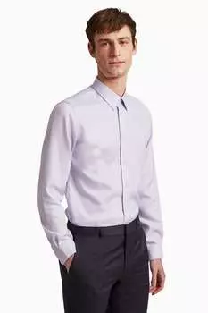 Фактурная рубашка Dalton Ted Baker, фиолетовый