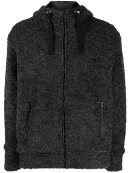 Фактурное худи с кулиской Junya Watanabe MAN, серый