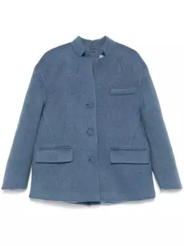 Фактурное пальто Gucci, синий