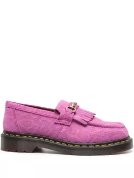 Фактурные лоферы Adrian Dr. Martens, розовый