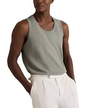 Фактурный топ REISS, зеленый