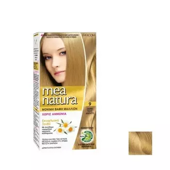 Farcom Professional Farcom Mea Natura Стойкая крем-краска для волос с Activ-In 120 мл без аммиака 9 Очень светлый блондин