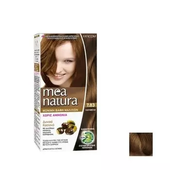 Farcom Professional Farcom Mea Natura Стойкая крем-краска для волос с Activ-In 120 мл без аммиака 7.83 Карамель