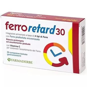 Farmaderbe Ferro Retard Добавка 30 таблеток