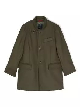 Fay Kids фетровое пальто, зеленый