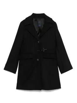 Fay Kids войлочное пальто, черный