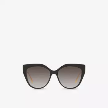 FE40011U солнцезащитные очки «кошачий глаз» из ацетата и металла Fendi, серый
