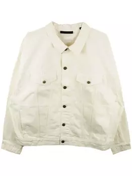 FEAR OF GOD ESSENTIALS джинсовая куртка-рубашка с логотипом, белый