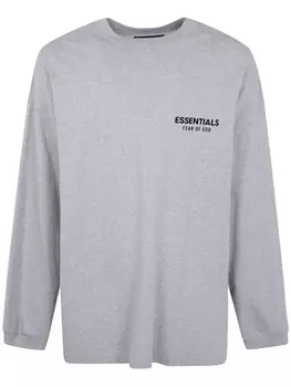 FEAR OF GOD ESSENTIALS футболка с длинными рукавами, серый