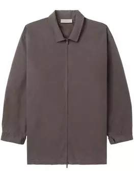 FEAR OF GOD ESSENTIALS куртка-рубашка на молнии, фиолетовый