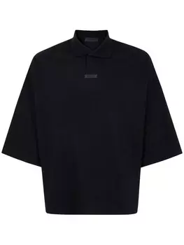 FEAR OF GOD ESSENTIALS рубашка поло из ткани пике, черный