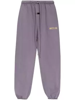 FEAR OF GOD ESSENTIALS спортивные брюки с логотипом, фиолетовый