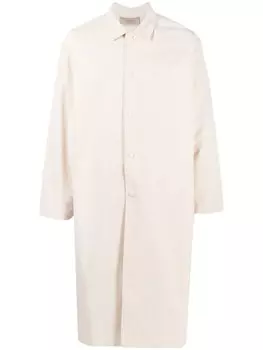 FEAR OF GOD ESSENTIALS тренч с отложным воротником, серый