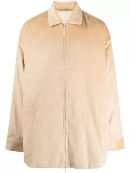 FEAR OF GOD ESSENTIALS вельветовая куртка-рубашка на молнии, коричневый