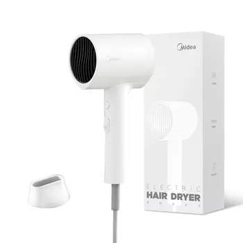Фен 1600Вт с холодным и горячим воздухом MB AJ0501 Midea, Polar White