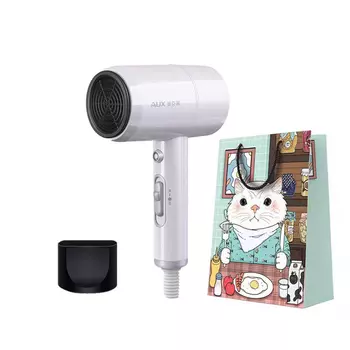 Фен 1800W с отрицательными ионами для ухода за волосами AH7800I Aux, Gardenia White