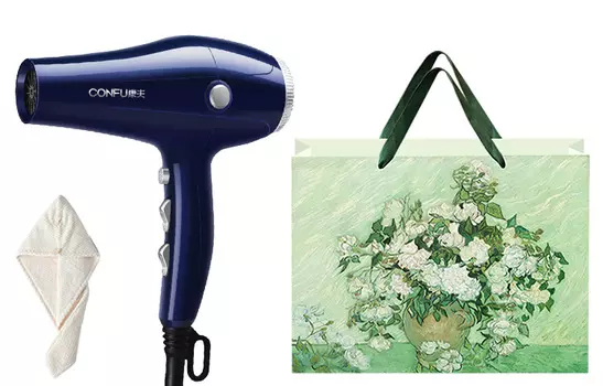 Фен для волос Confu, Yasuo hair dryer (gift bag + hair dryer cap)