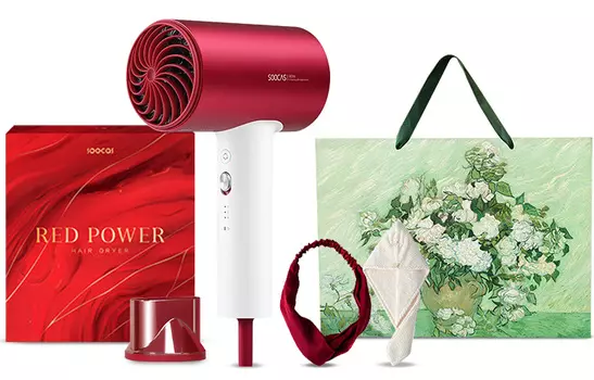 Фен для волос Soocas, Goddess Red Box