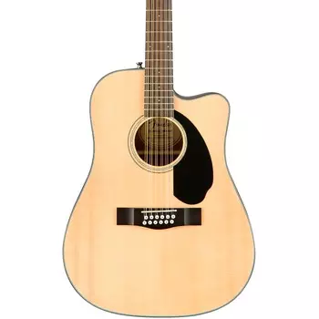 Fender CD-60SCE Dreadnought 12-струнная акусто-электрическая гитара Natural