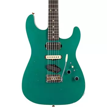 Fender Custom Shop Дилер Select Stratocaster HST Journeyman Электрогитара Aged Sherwood Green Metallic