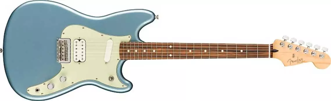 Fender Player Duo-Sonic HS, накладка на гриф Pau Ferro, голубой металлик — MX22065608