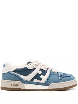 FENDI джинсовые кеды Match, синий