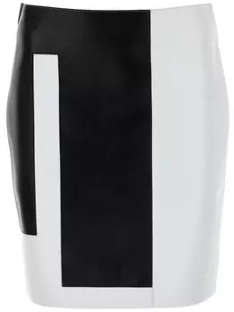 FENDI геометрическая юбка, черный