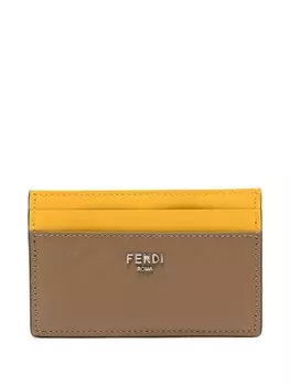 FENDI картхолдер Shadow, коричневый