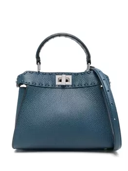 FENDI маленькая сумка-тоут Peekaboo, синий
