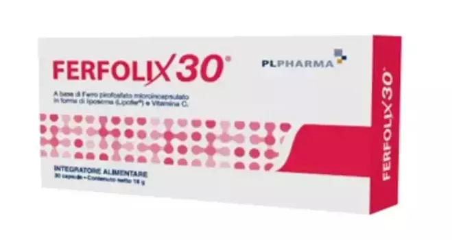 Ferfolix 30 Добавка железа 30 капсул