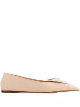 Ferragamo балетки Bow, розовый