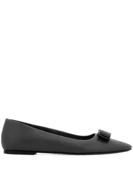 Ferragamo балетки Vara Bow, черный