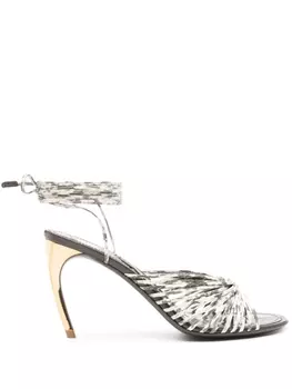 Ferragamo босоножки с ремешками, серый