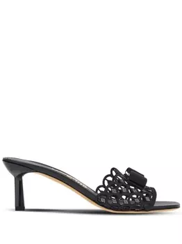 Ferragamo босоножки Vara Bow 55, черный
