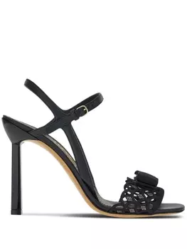 Ferragamo босоножки Vara Bow, черный
