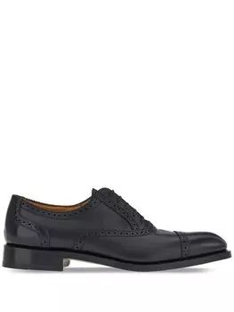 Ferragamo броги на шнуровке, черный