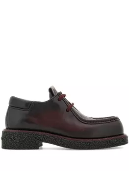 Ferragamo дерби на шнуровке, красный