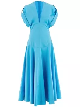 Ferragamo Dress with flared skirt, синий