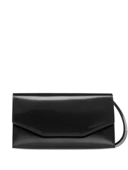 Ferragamo геометричный клатч, черный