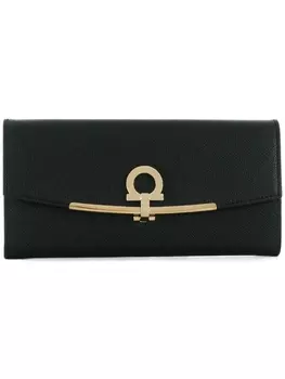 Ferragamo кошелек Gancini, черный