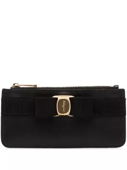Ferragamo кошелек Vara Bow, черный