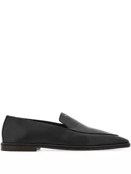 Ferragamo кожаные лоферы, черный