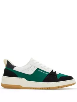 Ferragamo кроссовки Dennis, зеленый