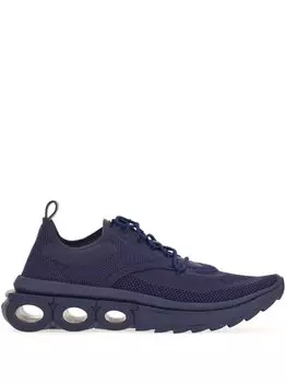 Ferragamo кроссовки с логотипом, синий