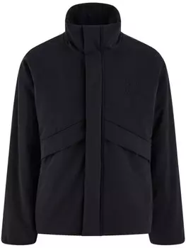 Ferragamo куртка со вставками, черный