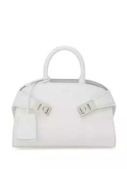 Ferragamo маленькая сумка через плечо Hug, белый